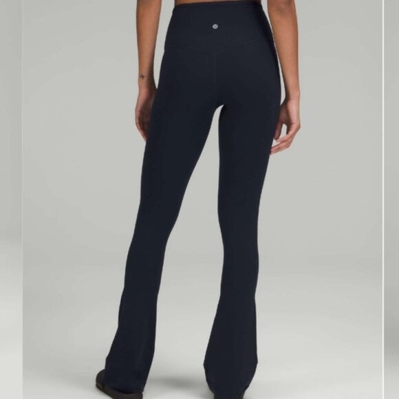 Lululemon Align High Rise Mini Flare True Navy Leggings - Picture 1 of 9